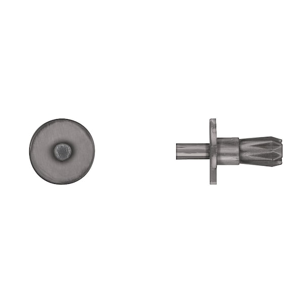 Disco Blk Nyln Grille Retainers 1/4" Wide Slot 11/16" Stem PK50 9858PK - main