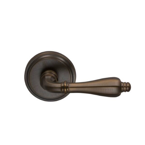 Omnia Lever with 2-5/8" Rose Dummy Pair Unlacquered Antique Bronze 99 99/00.PD5A
