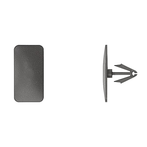 Disco Blk Nyln Moulding Clips 5/16" Hole Size 11/16" Stem PK15 9967PK - main