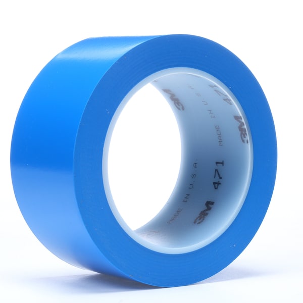 3M Vinyl Tape, Blue, 3" x 36 yd. 471783 - main