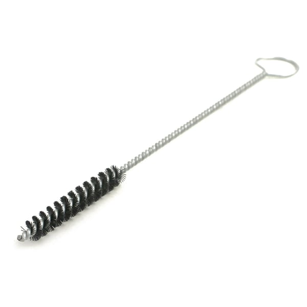 Brush Research Oil Gallery Brush, 1.125" Dia., .028 Nylon, 3" Brush Part, 14" Overall Length, With Ring Handle 9 - main