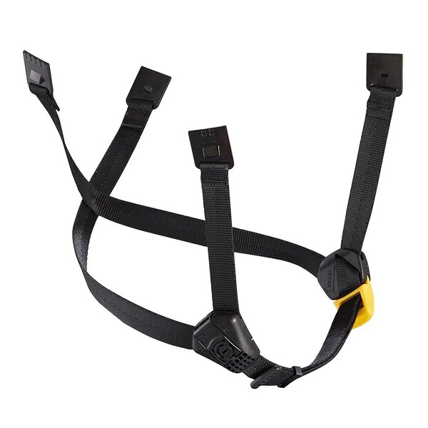 Petzl Dual Chinstrap, Standard, Yellow/Black A010FA00 - main
