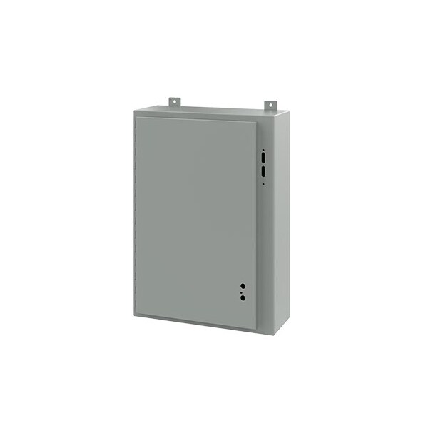 Nvent Hoffman Electrical Enclosures, 30 in H, 8 in D, 21.38 in W, NEMA 12, Steel A30SA2208LP - main