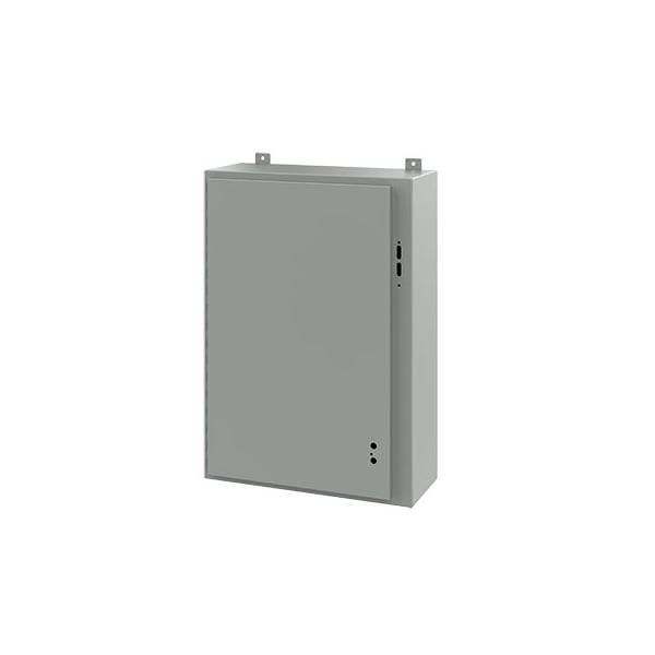 Nvent Hoffman Electrical Enclosures, 36 in H, 10 in D, 25.38 in W, NEMA 12, Mild Steel A36SA2610LP - main