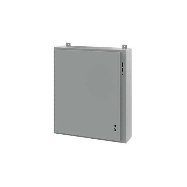 Nvent Hoffman Electrical Enclosures, 36 in H, 8 in D, 31.38 in W, NEMA 12, Steel A36SA3208LP - main