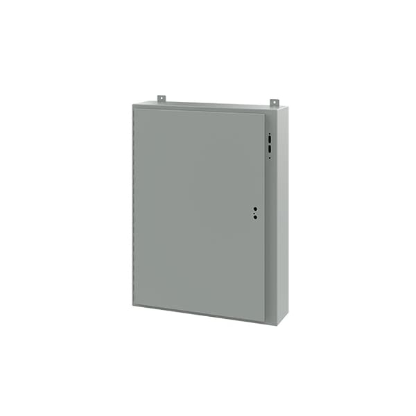 Nvent Hoffman Electrical Enclosures, 42 in H, 8 in D, 31.38 in W, NEMA 12, Mild Steel A42SA3208LP - main