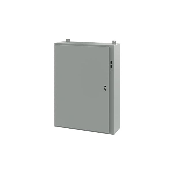 Nvent Hoffman Electrical Enclosures, 42 in H, 10 in D, 31.38 in W, NEMA 12, Mild Steel A42SA3210LP - main