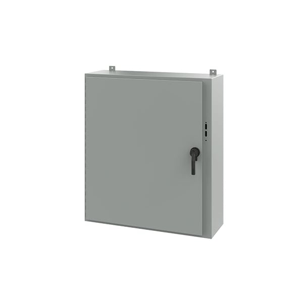 Nvent Hoffman Keyed Handle Electrical Enclosures, 42 in H, 12 in D, 37.38 in W, NEMA 12, Steel A42SA3812LPPL - main
