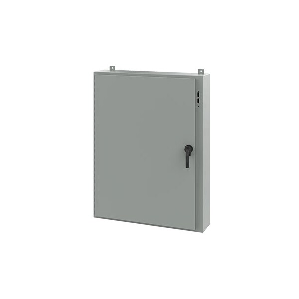 Nvent Hoffman Keyed Handle Electrical Enclosures, 48 in H, 8 in D, 37.38 in W, NEMA 12, Steel A48SA3808LPPL - main
