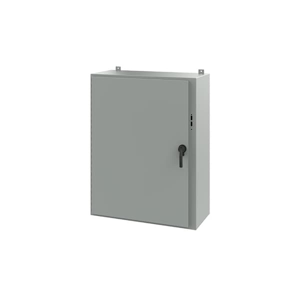 Nvent Hoffman Keyed Handle Electrical Enclosures, 48 in H, 16 in D, 37.38 in W, NEMA 12, Steel A48SA3816LPPL - main