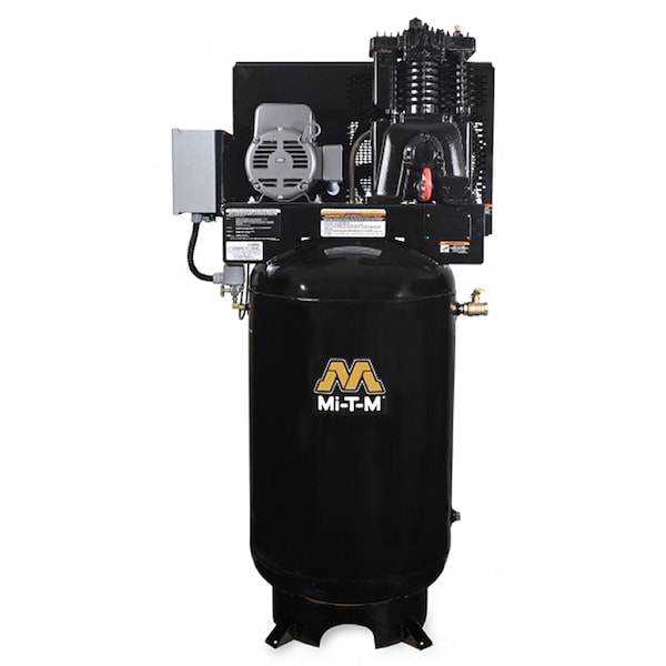 Mi-T-M Vertical Air Compressor, 7.5 HP, 200V ACS-20375-80V - main