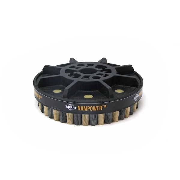 Nampower Brush NAMPOWER ADD1501880 Abrasive Disc Brush, Dot Style, 150mm Diameter, 18mm Trim, 80 Grit ADD1501880 - main