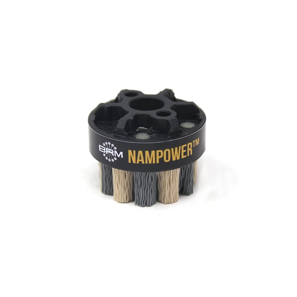Nampower Brush NAMPOWER ADD5018320 Abrasive Disc Brush, Dot Style, 50mm Diameter, 18mm Trim, 320 Grit ADD5018320 - main