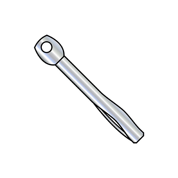Zoro Select Nail Drive Anchor, 1/4" Dia., 1-3/4" L, Steel Zinc Plated, 100 PK 1428ADSPTW - main