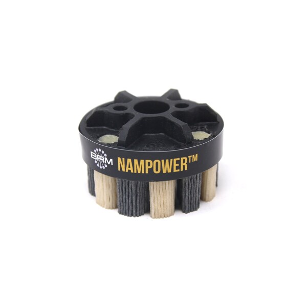 Nampower Brush NAMPOWER ADT601880 Abrasive Disc Brush, Turbine Style, 60mm Diameter, 18mm Trim, 80 Grit ADT601880 - main