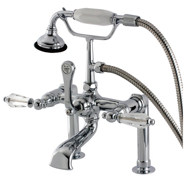 Kingston Brass Deck-Mount Clawfoot Tub Faucet, Polished Chrome, Deck Mount AE104T1WLL - main