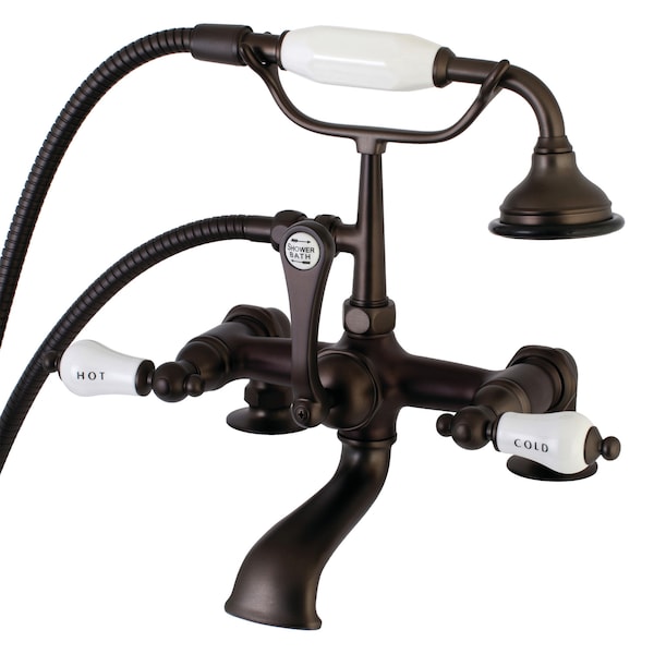Kingston Brass Deck-Mount Clawfoot Tub Faucet, Oil Rubbed Bronze, Deck Mount AE207T5 - main