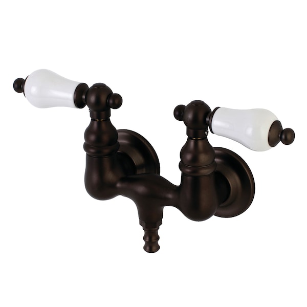 Kingston Brass Wall-Mount Clawfoot Tub Faucet, Oil Rubbed Bronze, Tub Wall Mount AE35T5 - main