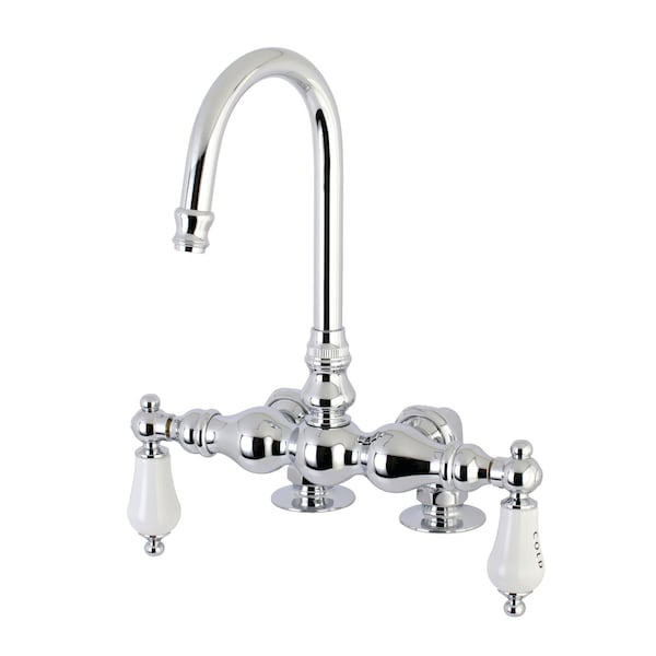 Kingston Brass Deck-Mount Clawfoot Tub Faucet, Polished Chrome, Deck Mount AE96T1 - main