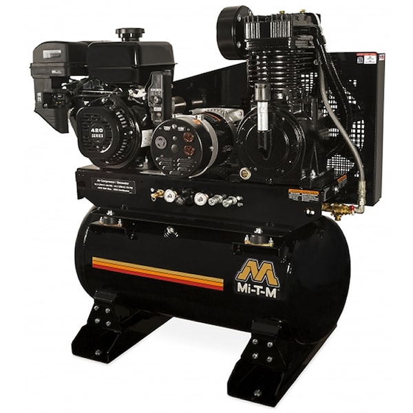 Mi-T-M Cast Iron Compressor/Generator Combo, 42 AG2-SM14-30M - main