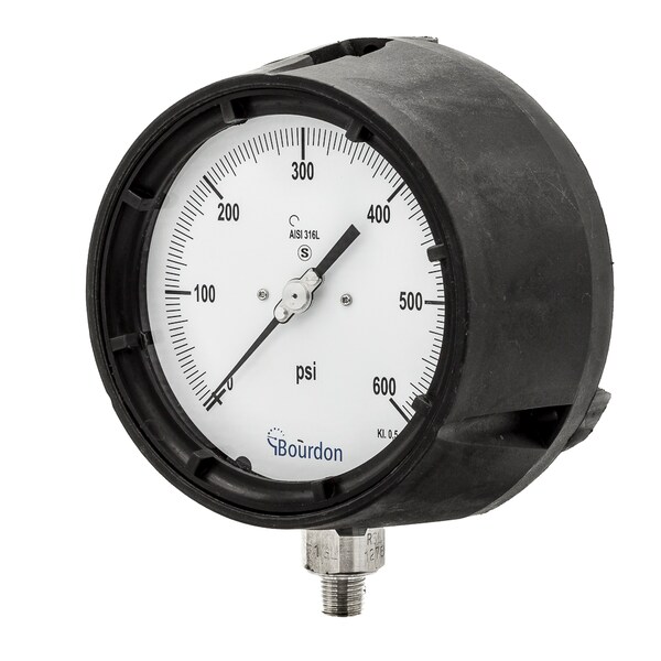 Pic Gauges Process Gauge, 0/600 psi, 1/4" NPT AHG6-A50.H27 - main