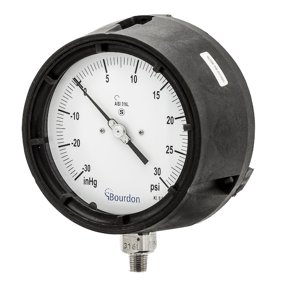 Pic Gauges Process Gauge, 30/0/30 psi, 1/4" NPT AHG6-A50.H75 - main