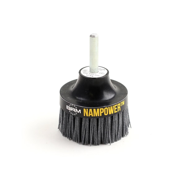 Nampower Brush BRM AHX2180 HexDrive NAMPOWER, 2" Dia, 1/4 Shank, 1