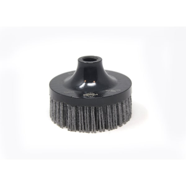 Nampower Brush AHX3046 Hex-Drive NAMPOWER, 3"DIA, 3/4" Trim With .060/46 Grit Silicon Carbide AHX3046 - main