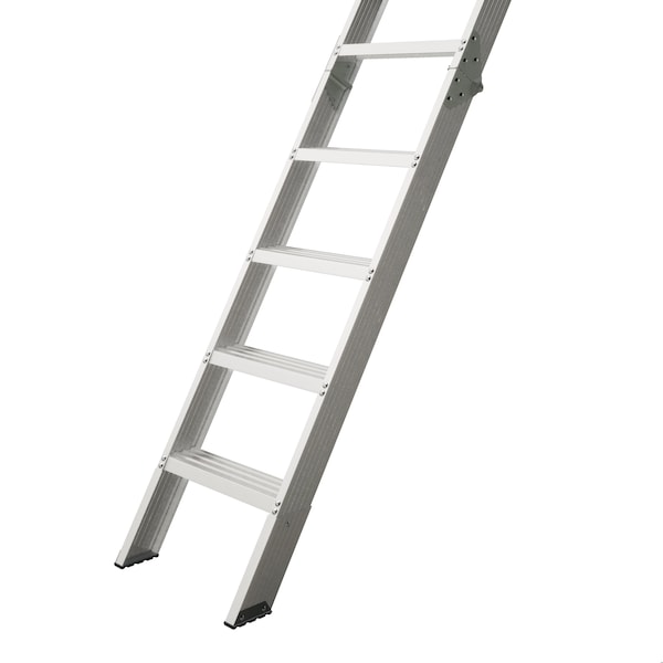 Louisville Attic Ladder, Aluminum, 375 lb Load Capacity AL2240LG-R5 - main