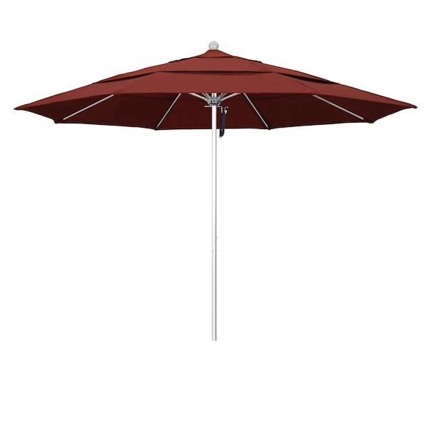California Umbrella Patio Umbrella, Octagon, 107" H, Sunbrella Fabric, Henna 194061000137 - main