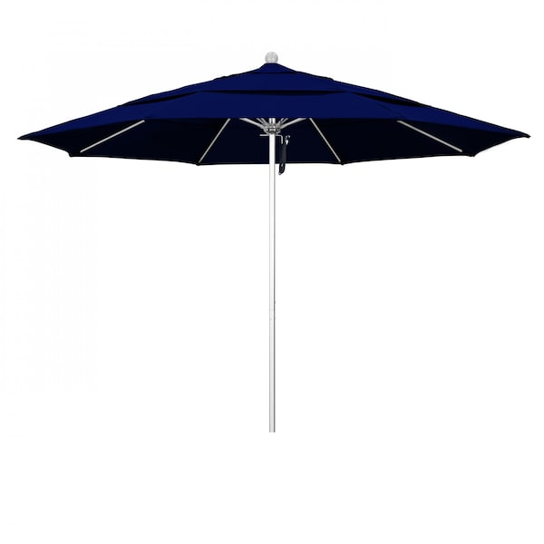 California Umbrella Patio Umbrella, Octagon, 107" H, Sunbrella Fabric, True Blue 194061000359 - main