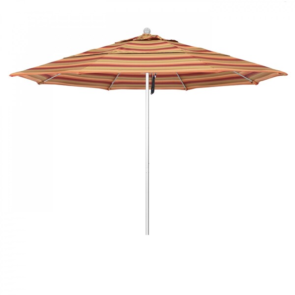 California Umbrella Patio Umbrella, Octagon, 107" H, Sunbrella Fabric, Astoria Sunset 194061000397 - main