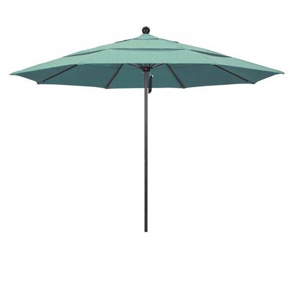 California Umbrella Patio Umbrella, Octagon, 107" H, Sunbrella Fabric, Spectrum Mist 194061000847 - main