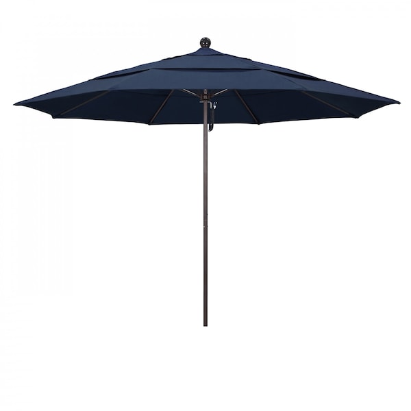 California Umbrella Patio Umbrella, Octagon, 107" H, Sunbrella Fabric, Spectrum Indigo 194061000878 - main