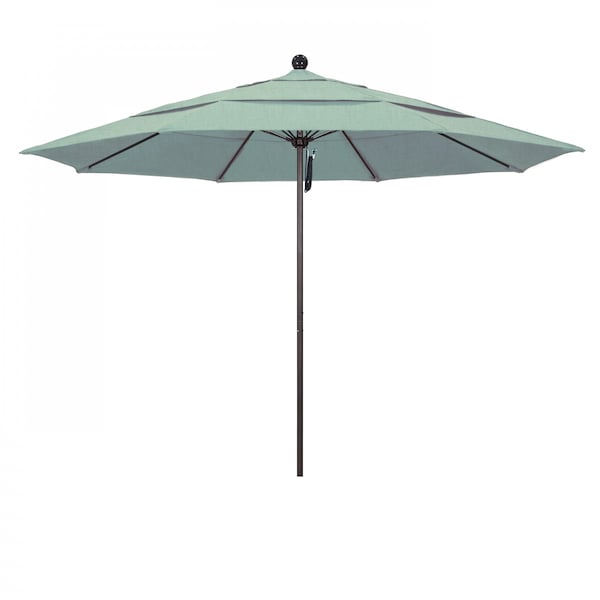 California Umbrella Patio Umbrella, Octagon, 107" H, Sunbrella Fabric, Spa 194061001004 - main