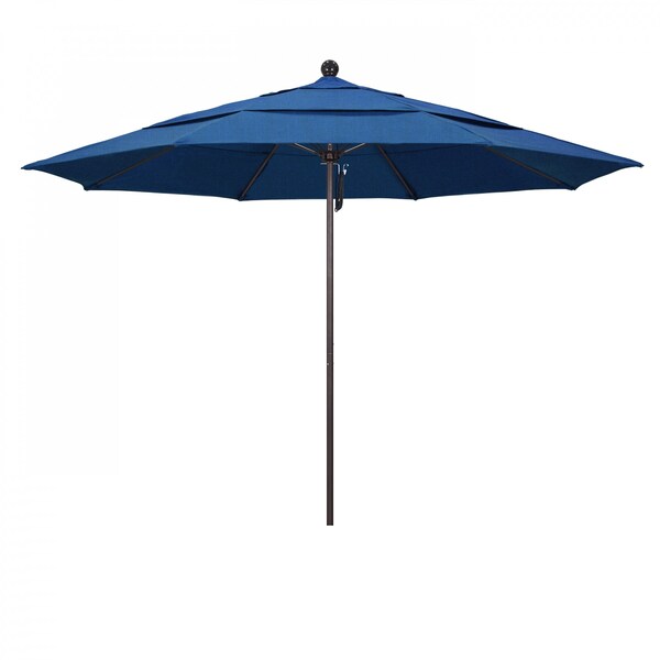 California Umbrella Patio Umbrella, Octagon, 107" H, Sunbrella Fabric, Regatta 194061001189 - main