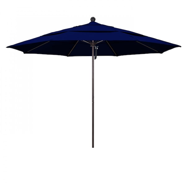 California Umbrella Patio Umbrella, Octagon, 107" H, Sunbrella Fabric, True Blue 194061001196 - main
