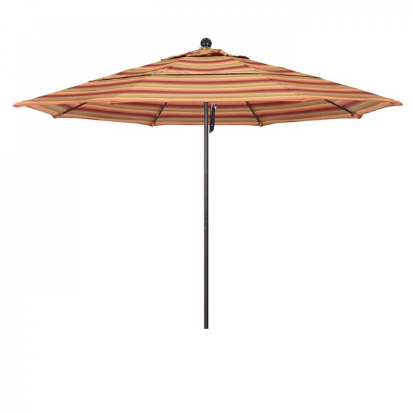 California Umbrella Patio Umbrella, Octagon, 107" H, Sunbrella Fabric, Astoria Sunset 194061001233 - main