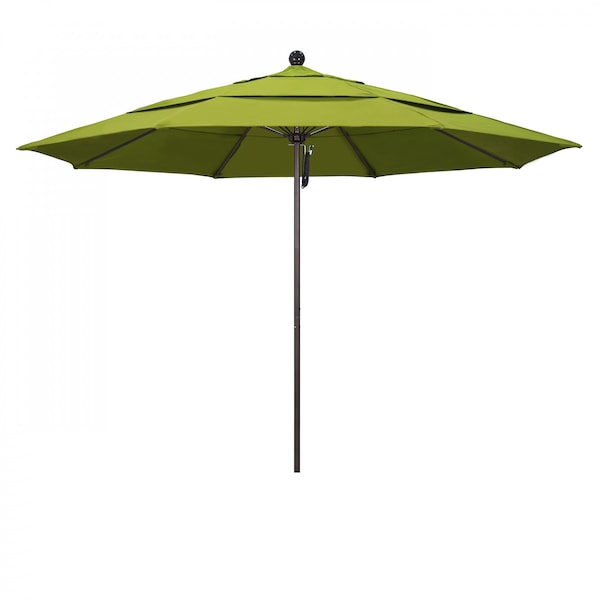 March Patio Umbrella, Octagon, 107" H, Pacifica Fabric, Ginkgo ALTO118117-SA11-DWV