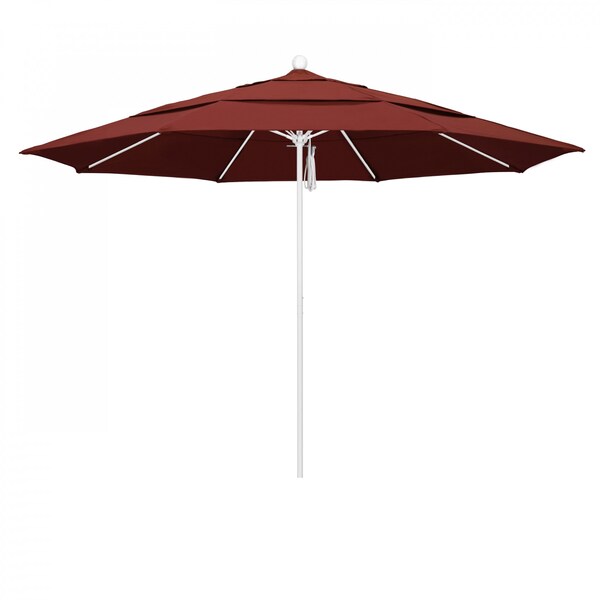 March Patio Umbrella, Octagon, 107" H, Sunbrella Fabric, Henna ALTO118170-5407-DWV