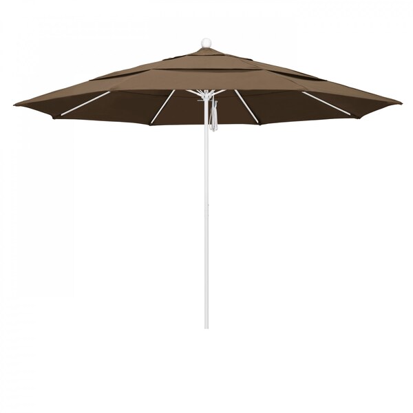 California Umbrella Patio Umbrella, Octagon, 107" H, Sunbrella Fabric, Cocoa 194061001905 - main