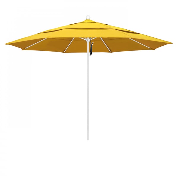 March Patio Umbrella, Octagon, 107" H, Olefin Fabric, Lemon ALTO118170-F25-DWV