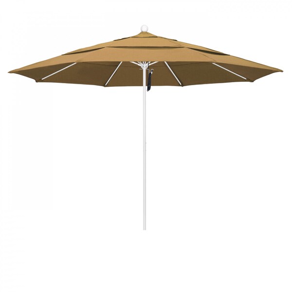 March Patio Umbrella, Octagon, 107" H, Olefin Fabric, Straw ALTO118170-F72-DWV