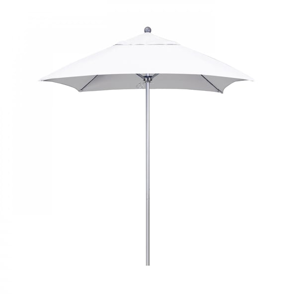 California Umbrella Patio Umbrella, Square, 103.13" H, Sunbrella Fabric, Natural 194061002544