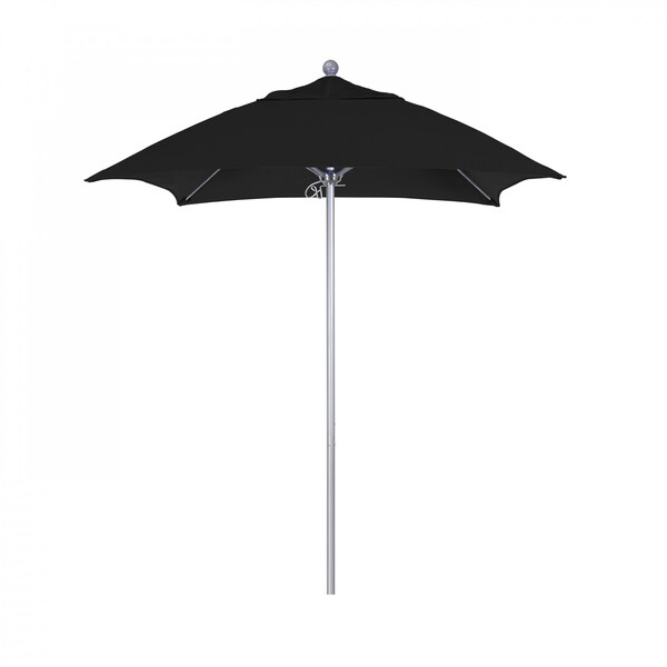 California Umbrella Patio Umbrella, Square, 103.13" H, Sunbrella Fabric, Black 194061002551 - main