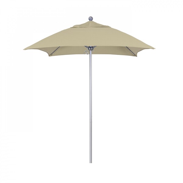 California Umbrella Patio Umbrella, Square, 103.13" H, Sunbrella Fabric, Antique Beige 194061002568 - main