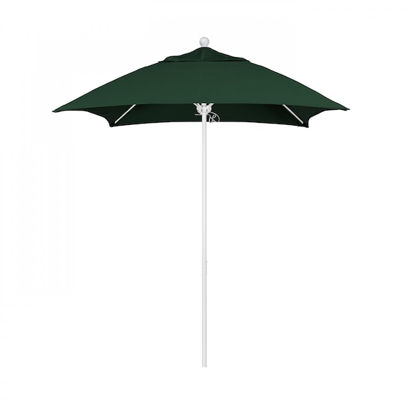 California Umbrella Patio Umbrella, Square, 103.13" H, Sunbrella Fabric, Forest Green 194061002728 - main