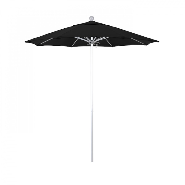 California Umbrella Patio Umbrella, Octagon, 96" H, Sunbrella Fabric, Black 194061002872 - main