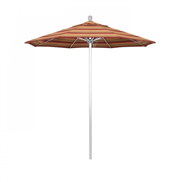 March Patio Umbrella, Octagon, 96" H, Sunbrella Fabric, Astoria Sunset ALTO758002-56095