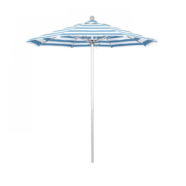 California Umbrella Patio Umbrella, Octagon, 96" H, Sunbrella Fabric, Cabana Regatta 194061003169 - main